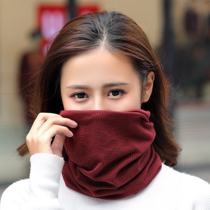 쇼미코리아 항암비니 해어밴드 두건 넥워머 다용도 골지 비니