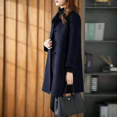 rosekor 여성롱자켓 슬림핏캐시미어 코트
