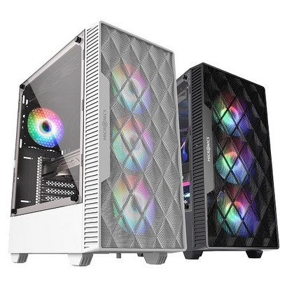 마이크로닉스 aster 60 메쉬 C케이스 화이트