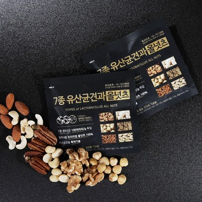비비씨 7종 유산균견과 올넛츠 하루견과 건강간식