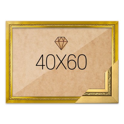 보석십자수액자 40x60 고급형 그레이스 골드