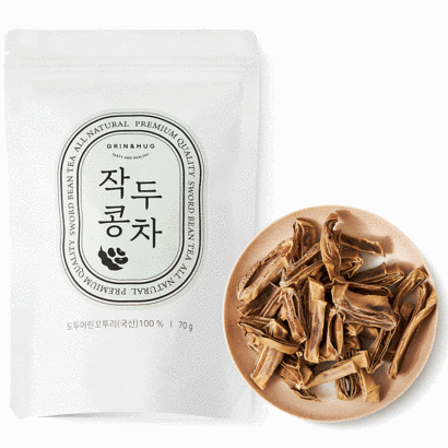 그린앤허그 작두콩차 전남 나주에서 자란 작두콩깍지 콩알이크기전 도두어린꼬투리