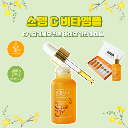 비타민앰플 미백 주름개선 리포좀 스템c 비타 앰플