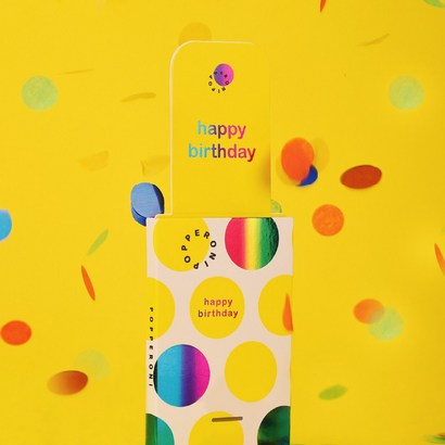 파퍼로니 컨페티 폭죽 카드 5종 중 택1 홈파티 생일파티 용품 베이비샤워 브라이덜샤워 소품