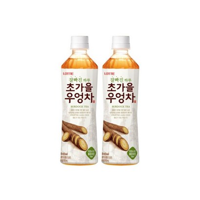 롯데칠성음료 잘빠진 하루 초가을 우엉차 리뷰 후기