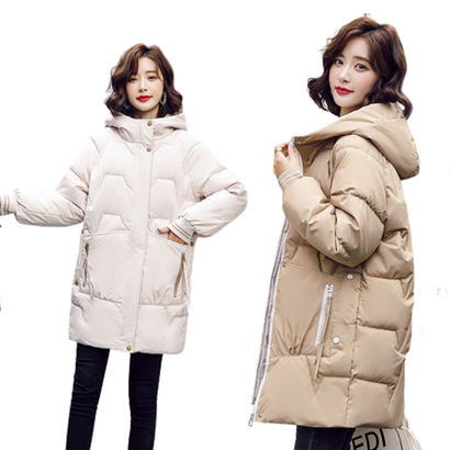여성 패딩점퍼 후드 점퍼자켓 캐쥬얼 슬림핏 여자코트 하프패딩 빅사이즈 리뷰 후기