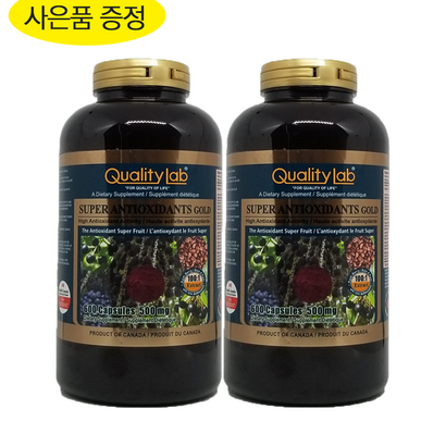 퀄리티랩 슈퍼 안티옥시단트 골드 600정 캡슐 알약 대용량