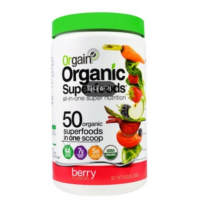Orain Suerfoods A-In-One Nutrition owder 올게인 슈퍼푸드 올인원 뉴트리션 파우더 베리맛