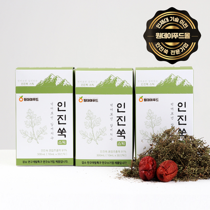 먹어보면 알게되는 인진쑥 스틱 30포 3세트