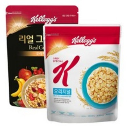 켈로그 스페셜K 리얼그래놀래 / 스페셜K 오리지널 2개 /리얼 그래놀라 2개 중 택1