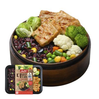 맛있닭 더담은 닭가슴살 도시락 스테이크고추맛 야채현미밥