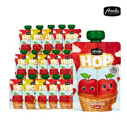 아넬라 짜먹는 HOP 아기 이유식퓨레 사과퓨레 아기과일퓨레 사탕/푸딩/젤리&t;&t;과일퓨레 리뷰후기