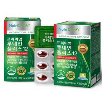 뉴트리디데이 프리미엄 루테인 플러스 12 리뷰후기