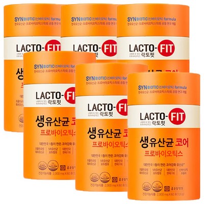 종근당건강 락토핏 생유산균 코어 6통 프로바이오틱스 리뷰후기