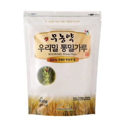 무농약 우리밀 통밀가루 1개 리뷰후기