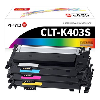 라온잉크 삼성 CT-K403S 재생토너 4색세트 S-C436 S-C436W S-C486W S-C486FW S-C435W S-C485FW