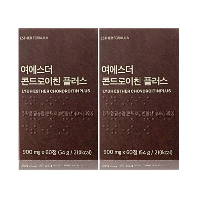 여에스더 콘드로이친 플러스 60정 보스웰리아 뼈영양제 관절영양제