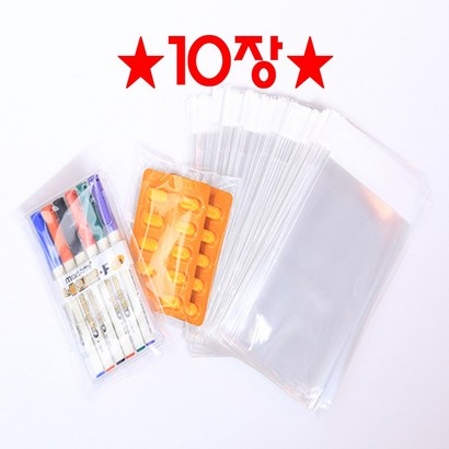 비닐조아 O 접착 비닐 봉투 소량 10매