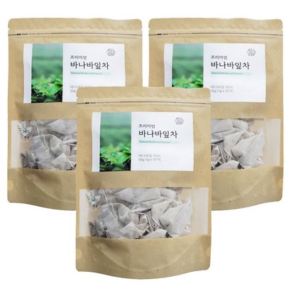 하루십분 프리미엄 바나바잎차 삼각티백 50개