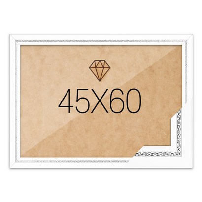 보석십자수액자 45x60 고급형 그레이스 화이트