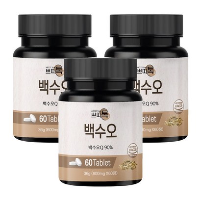 쁘띠톡 백수오 백하수오 60정 1개월분