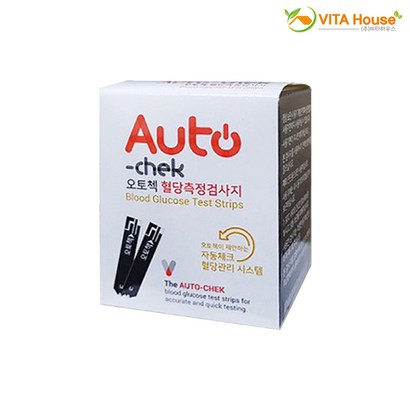 오토첵 혈당측정 검사지