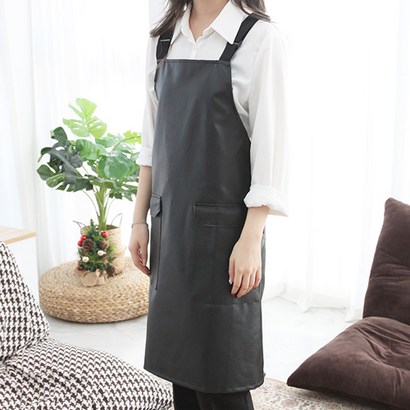 꼬레하우씨 가죽 방수 앞치마