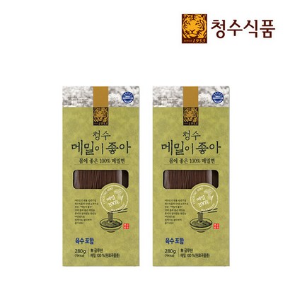 청수 메밀이좋아 물냉면 2개 리뷰후기