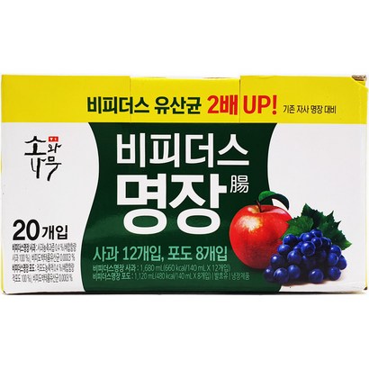 동원 소와나무 비피더스 명장 20입 T 리뷰후기