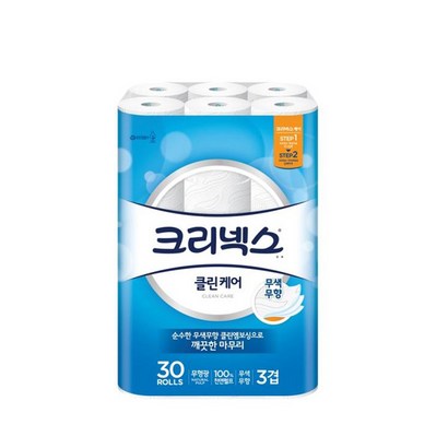 크리넥스 클린케어 3겹