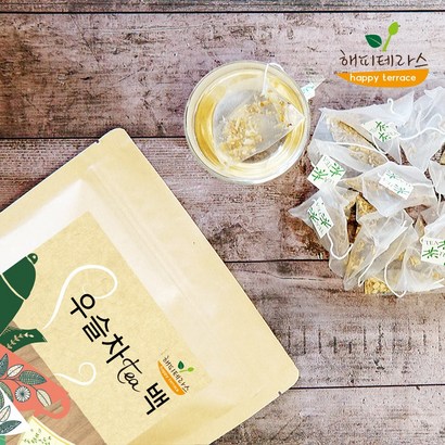 해피테라스 국내산 우슬차 삼각티백 대용량 100개입
