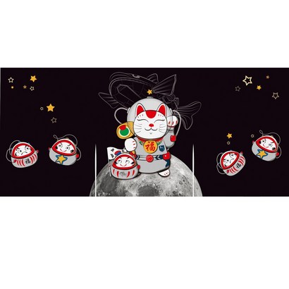 udafor 다찌노렌 스페이스 네코 / 일식디자인 가림막 인테리어 가리개 커튼 / 주문제작 리뷰 후기