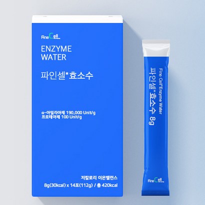 파인셀 효소수 효소폭탄수 이온밸런스 1box 14개입 리뷰후기