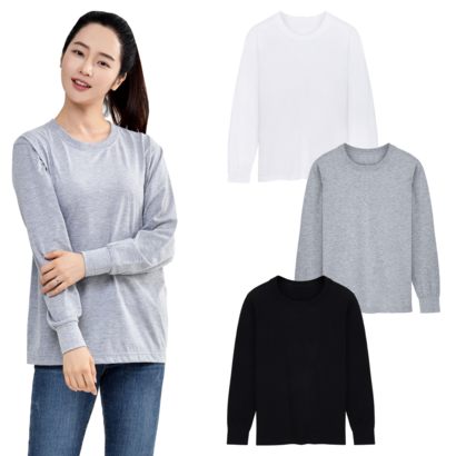 완티 30수 라운드 긴팔 시보리 면티 리뷰후기