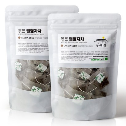 늘해찬 볶은 국산 결명자차 티백 삼각티백 대용량