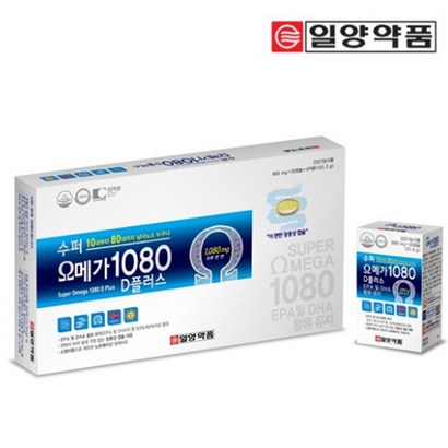 일양약품 수퍼오메가1080 오메가3 노르웨이산 정제어유