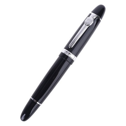 New Jinhao 159 Back and Siver Nib 만년필 두께