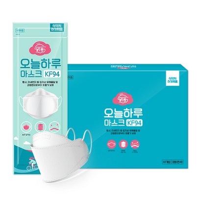 오늘하루마스크 KF94 대형 60매