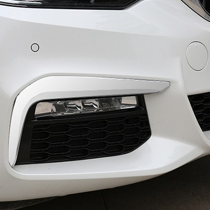 BMW 5시리즈 G30 프론트 범퍼상단 안개등 몰딩 2PCS 리뷰후기