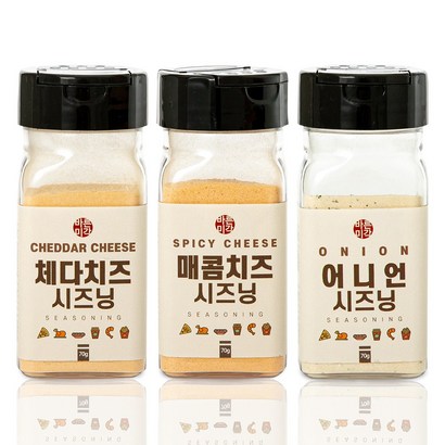 바른미각 체다치즈매콤치즈어니언 3세트