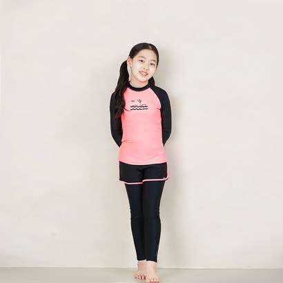 베이직엘르 여아동 비치웨어 워터레깅스 비치웨어 수영복 BE-S
