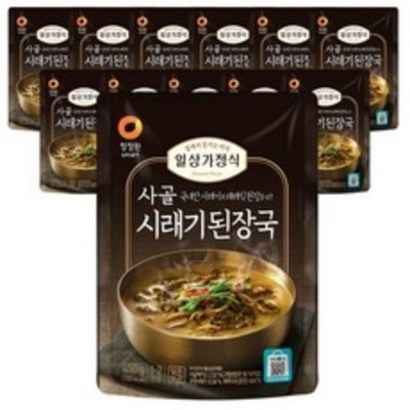 청정원 일상가정식 사골 시래기된장국 24개 리뷰후기