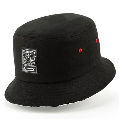 핍스 플레이풀 버킷햇 블랙 ayfu bucket hat back