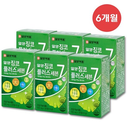 일양약품 징코플러스 은행잎추출물 비타민B군 영지버섯추출분말