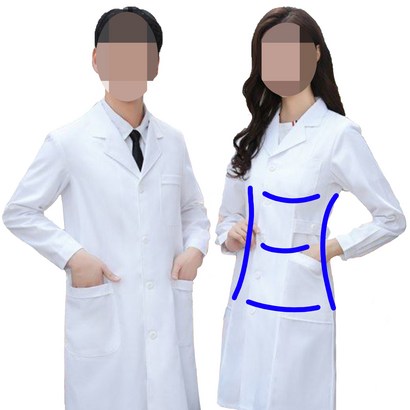 실험복 가운 의사 화학 실험 영양사 약사 병원 대학생