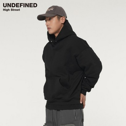 UNDEFINED HIH STREET 트렌디 브랜드 kanye heavy 풀 컨실드 버클 디자인 실루엣 후드 스웨터