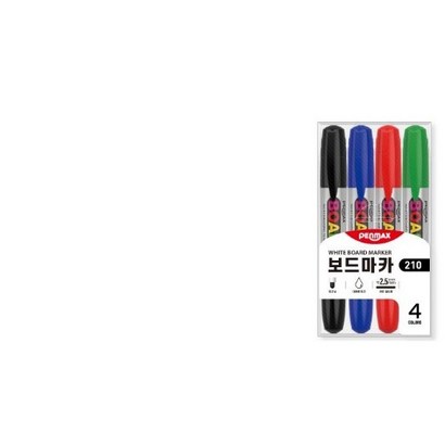 펜맥스 점보 화이트 보드마카 4색