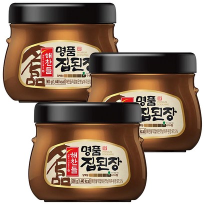 해찬들 명품 집된장 리뷰후기