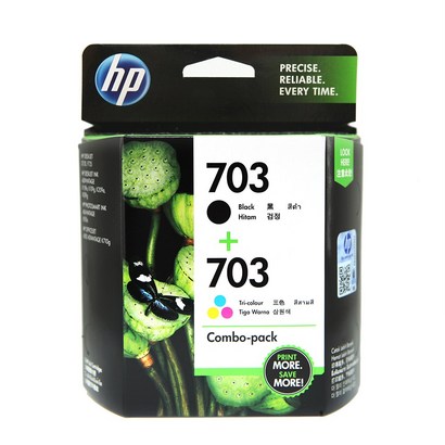 H No703 정품잉크 콤보 F6V32AA