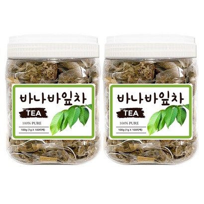 좋은아침 바나바잎차 티백 100티 건조 바나바잎 바나나잎 차 리뷰 후기